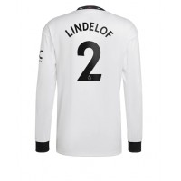 Manchester United Victor Lindelof #2 Fotballklær Bortedrakt 2022-23 Langermet